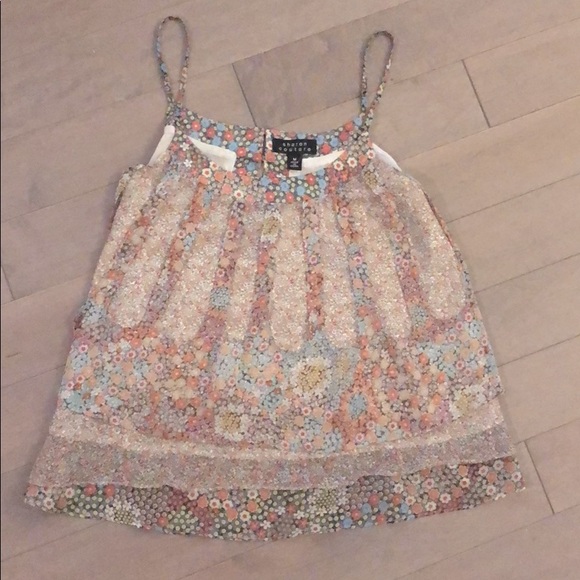Sharon Couture Multi layered bohemian sway top - Picture 1 of 5